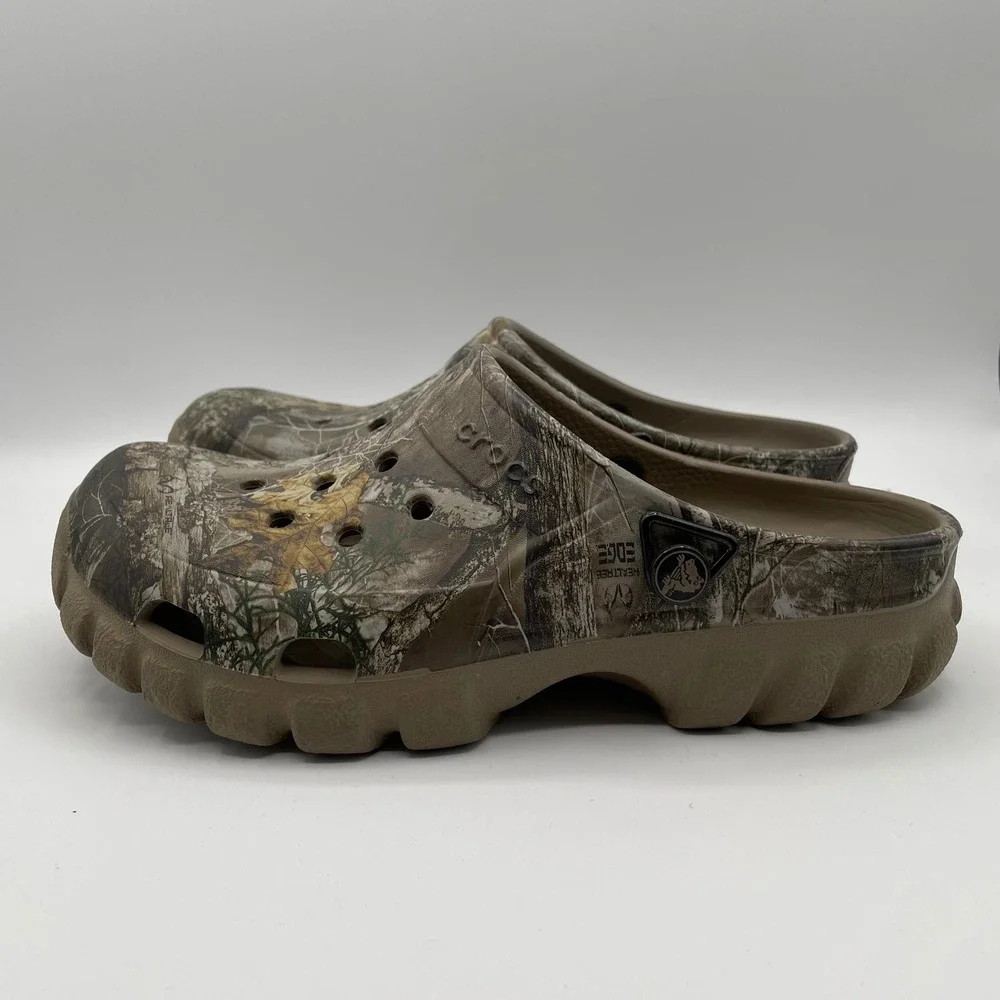Crocs Offroad Sport Clogs Realtree Edge Camo Mens Size 7 Gorpcore Waterproof